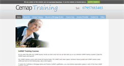 Desktop Screenshot of cemap-training.org.uk